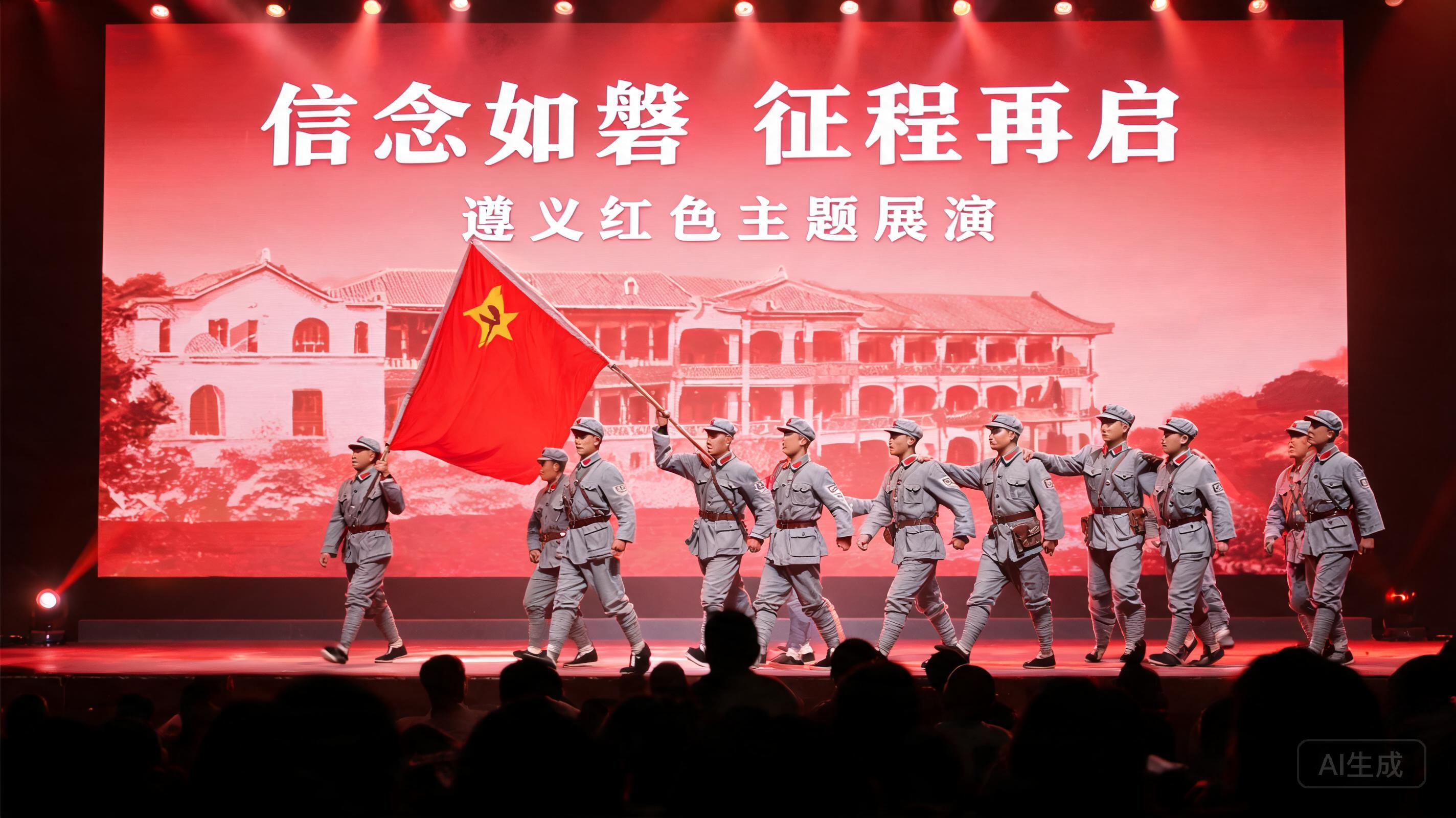 "信念如磐·征程再启"遵义红色主题展演活动圆满举行